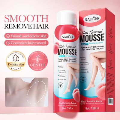 SADOER Peach Smooth Hair Removal Mousse 蜜桃丝滑净透脱毛慕斯