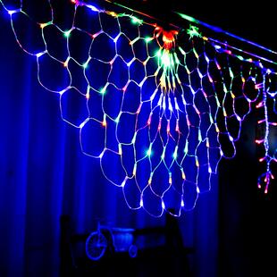 户外led孔雀灯网灯三开屏新款扇形新年彩灯节日圣诞装饰彩灯