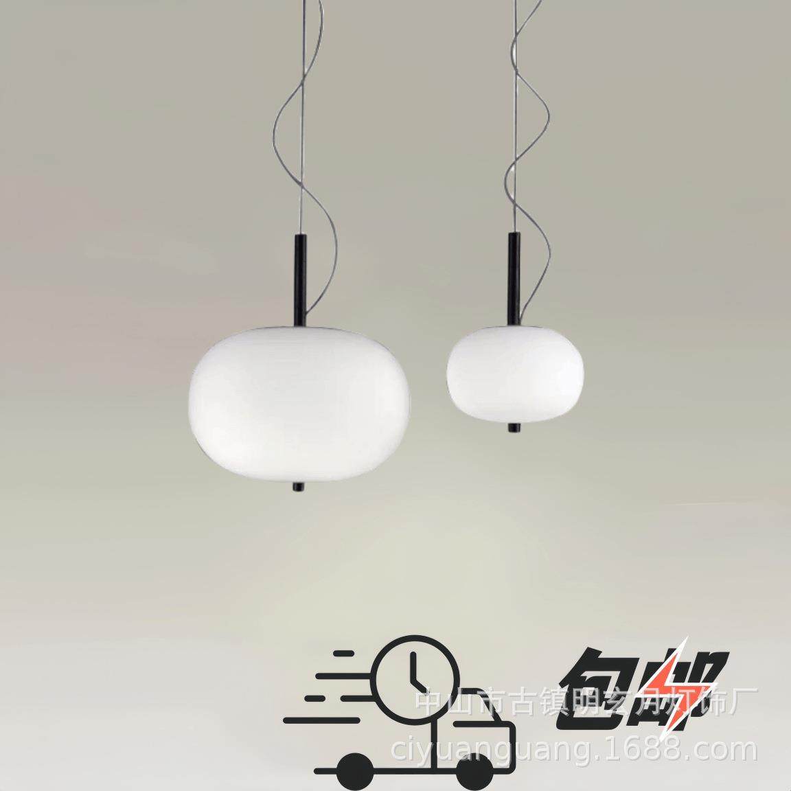餐厅灯简约现代服装店民宿艺术灯葫芦圆形双头玻璃球卧室床头吊灯,家装灯饰光源,智能吊灯,淘宝优惠券,粉丝福利购,淘宝优惠卷