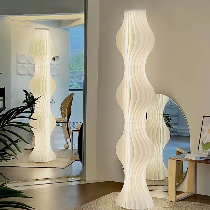 卧室床头灯ins风创意客厅沙发灯具现代简约北欧氛围草裙落地灯