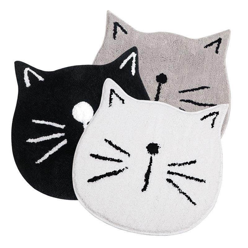 地毯植绒ins北欧卡通猫浴室吸水防滑垫卧室儿童家用进门客厅地垫,居家布艺,地毯,淘宝优惠券,粉丝福利购,淘宝优惠卷