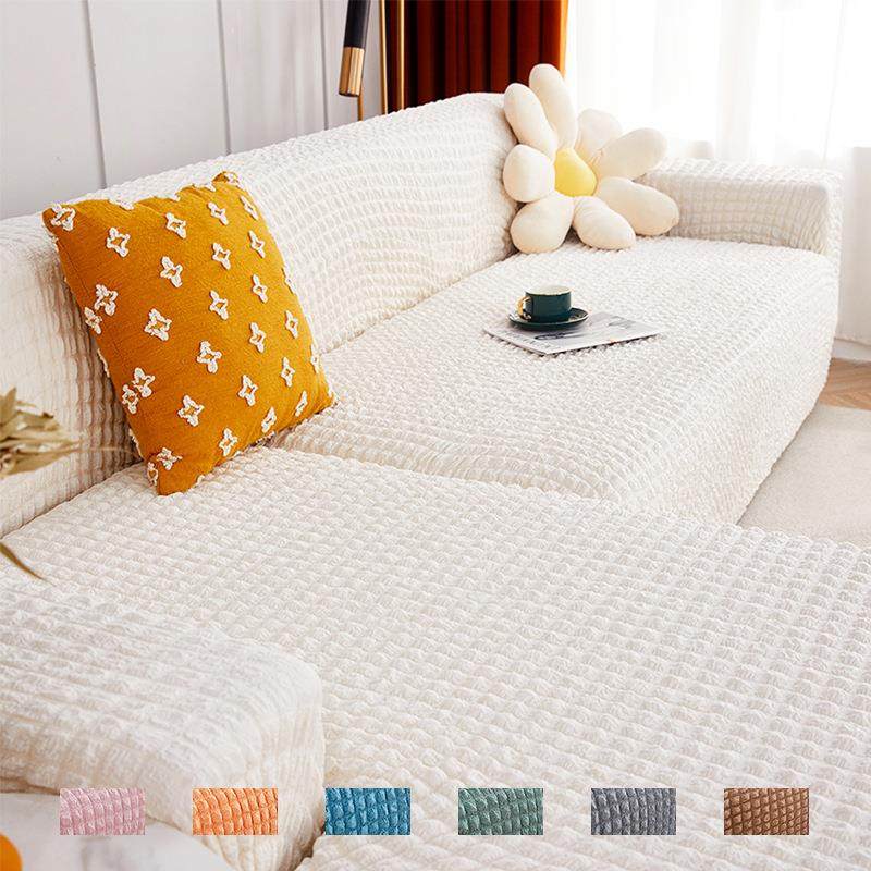 奶油泡泡纱沙发套北欧简约弹力全包万能套四季通用双人沙发罩,居家布艺,沙发套,淘宝优惠券,粉丝福利购,淘宝优惠卷