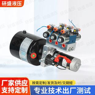 12V1系.2KW液NAA压动力单元总成直流双作用液压泵电动升站平台降