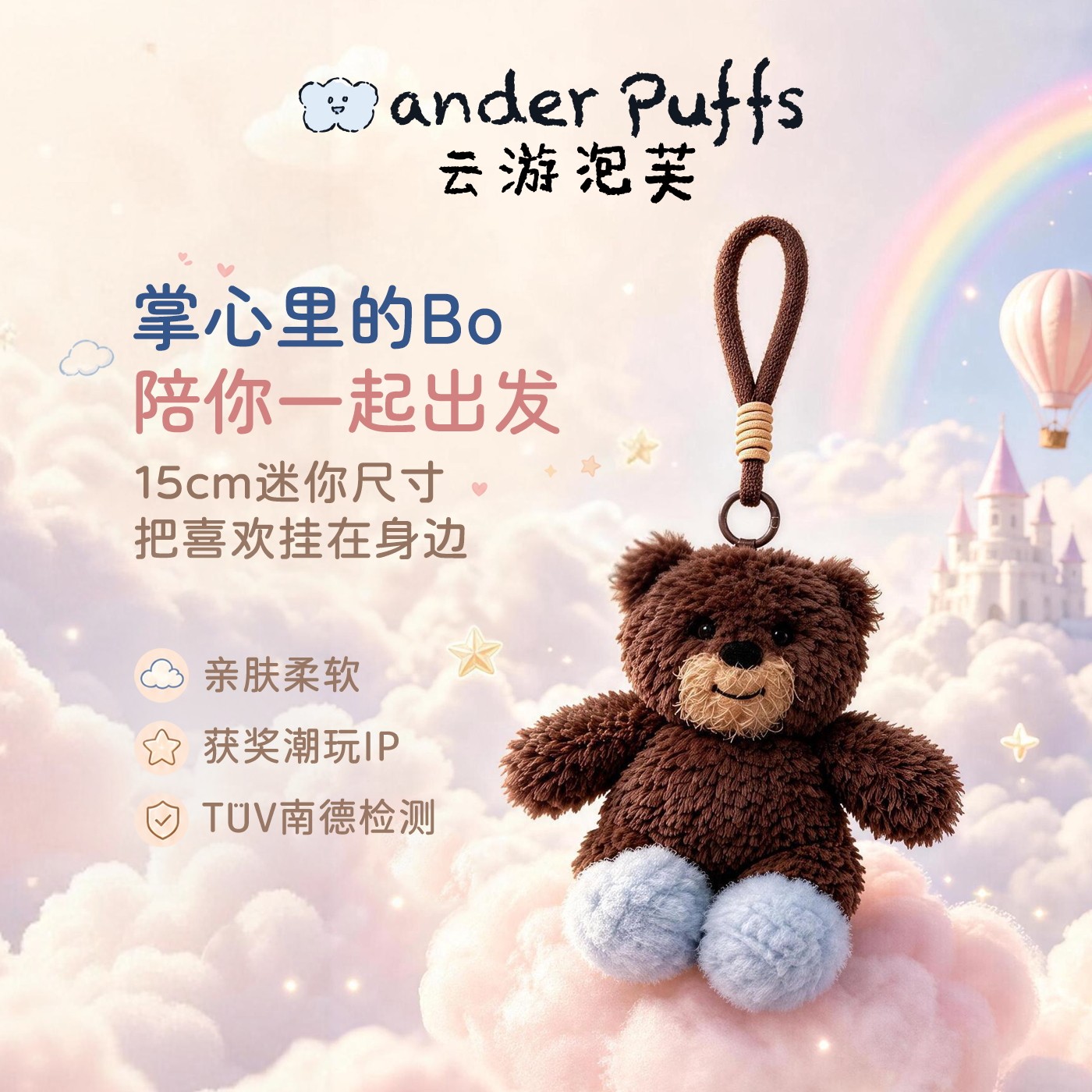 毛绒玩具潮玩小熊玩偶公仔送礼