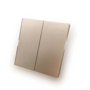 酒店智能开关金色轻触小度语音控制开关插座酒店连体智能开关面板