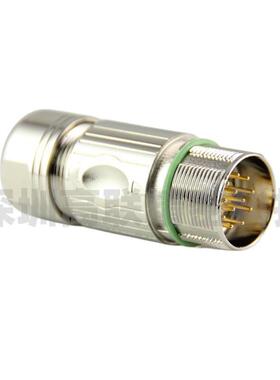 M623航空插头8孔19针121617芯M923伺服接头电源储能连接器6PIN