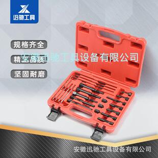 22件套汽车预热塞螺纹修复工具套装汽车断裂预热塞电极取出工具