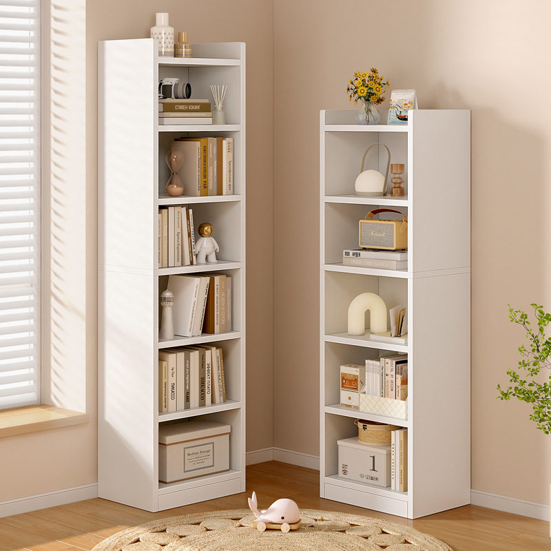 。窄缝书架落地家用小型靠墙收纳展示柜客厅多层置物架转角储物架,住宅家具,窄缝架,淘宝优惠券,粉丝福利购,淘宝优惠卷