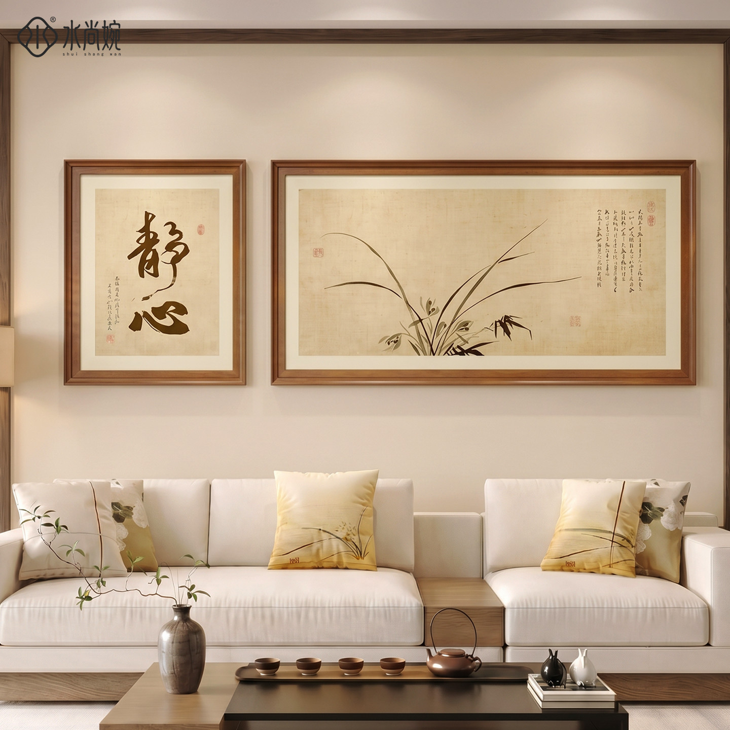 【宋氏美学】兰花图客厅装饰画