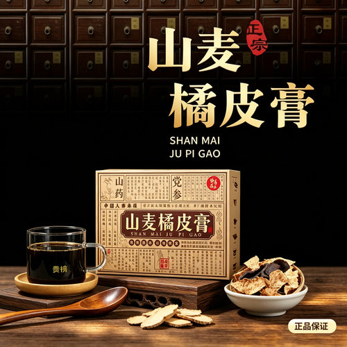 谷方益元山麦橘皮膏官方旗舰店正品秘制膏滋