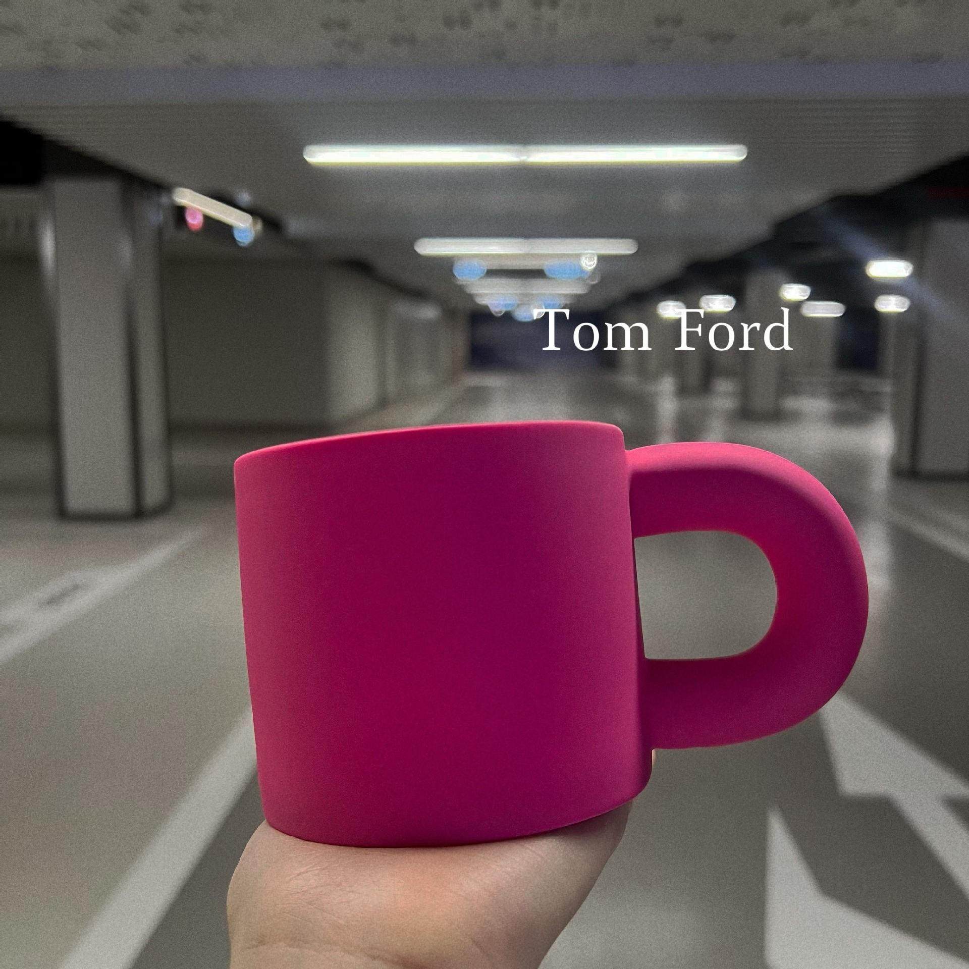 陶瓷马克杯胖胖水杯女生家用杯子咖啡杯情侣对杯棋盘格ins风,餐饮具,马克杯,淘宝优惠券,粉丝福利购,淘宝优惠卷