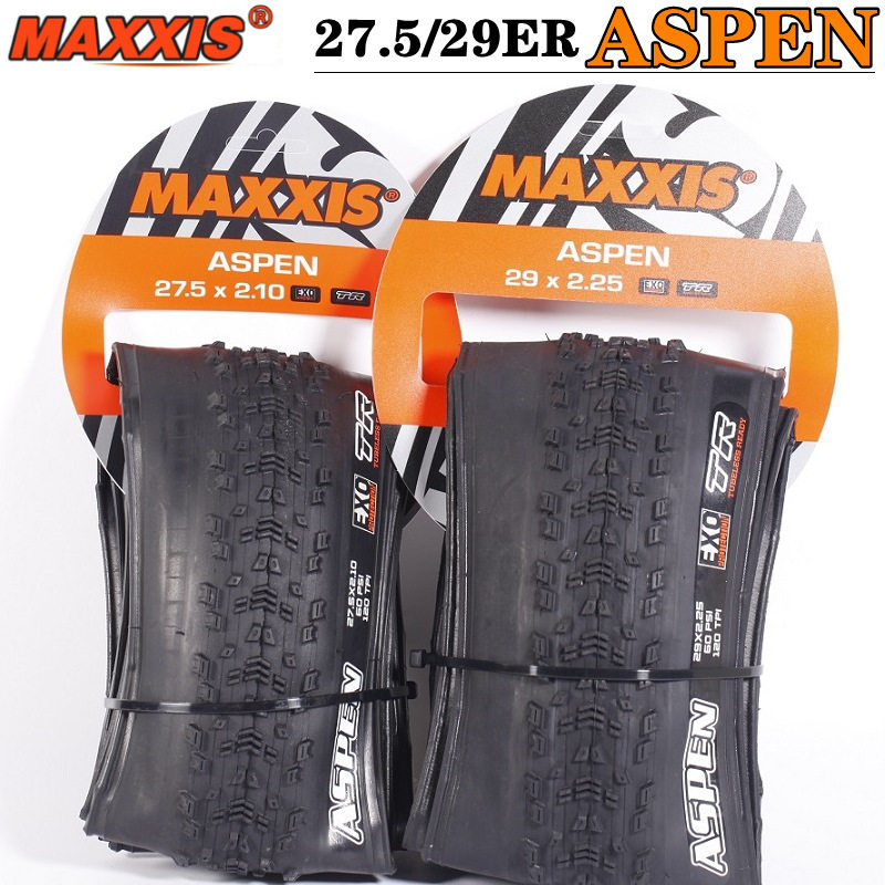 MAXXIS玛吉斯27.5/29X2.1/2.25山地车ASPEN竞速折叠越野林道外胎