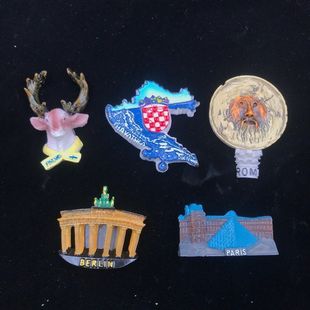 冰箱贴克罗地亚真理树脂磁性旅游景点之口欧洲芬兰巴黎德国出口