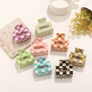 大萱脑勺头饰夹抓夹发卡不盘发萱发夹法国抓子气质中号大号伤发