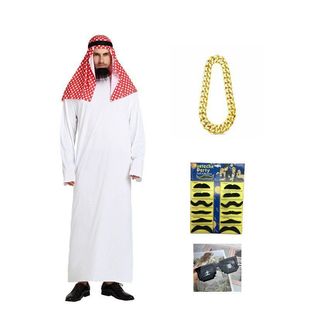 装道具服土豪迪拜cos男女中东成人服装服饰阿拉伯阿联酋万圣节