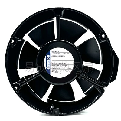 6224 NU全新原装德国Ebmpapst TYP 24V 17W 17251全圆散热风扇