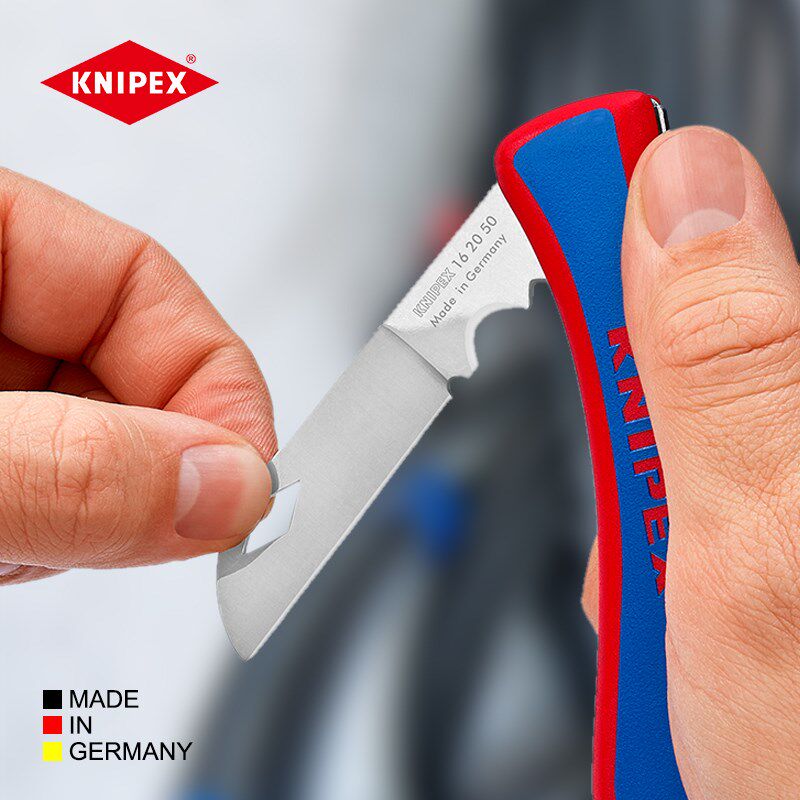 KNIPEX德国凯尼派克工具索林根制造通用不锈钢刀具电工刀