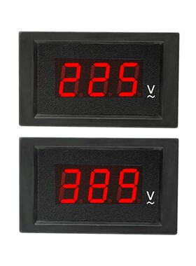 数字交流电压表LED显示数显表头ac80-500v测量仪显示器DL85-20