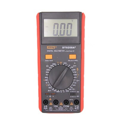 包邮滨江DT9208A折叠带电阻频率温度相对值测量多功能数字万用表