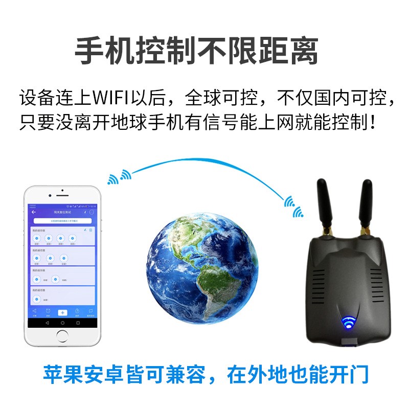 卷帘门控制器电动车库升降卷闸门远程遥控接收器外挂电机控制盒