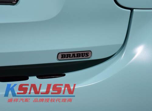 适用于smart 07-19款C451/453改装巴博斯博 Brabus字标尾标尾门标