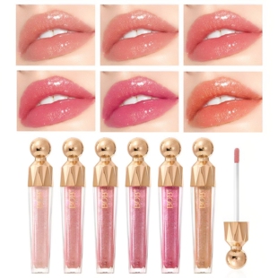Shimmer Glossy Lip Gloss 细闪水光唇釉易上色润泽保湿