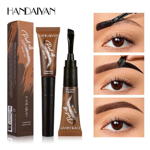 5 Colors Peel Off Eyebrow Tint Gel五色撕拉染眉膏防水持久染色