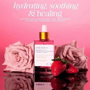 Strawberry Vanilla After Shave Oil for Smooth Skin草莓须后油