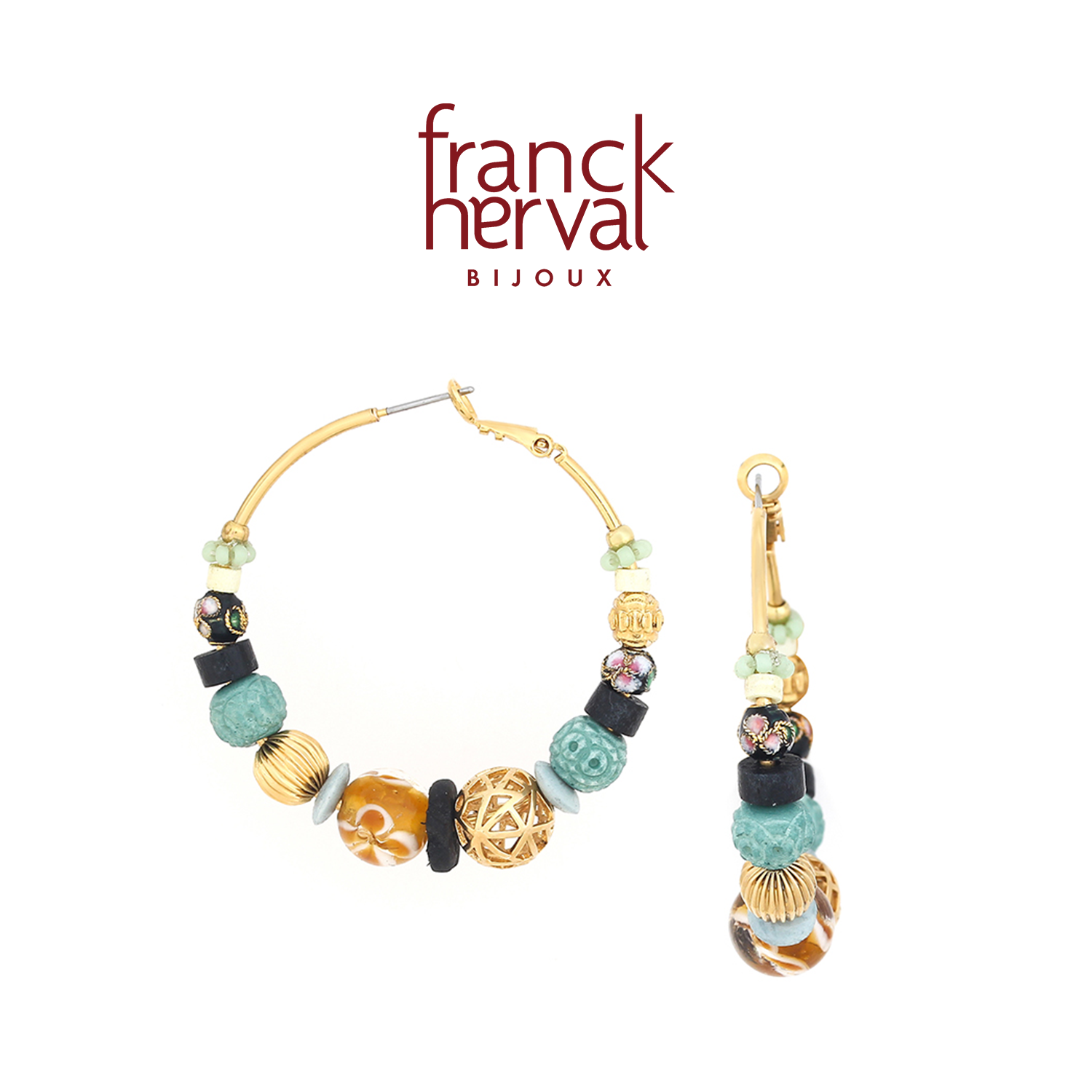 法国品牌 Franck Herval 芭雅系列耳饰时尚精致礼盒礼物