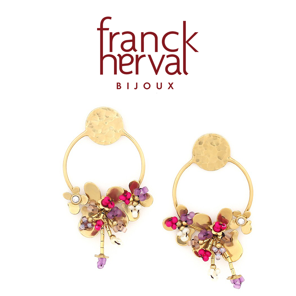 法国品牌Franck Herval 弗里达系列耳针时尚个性耳饰