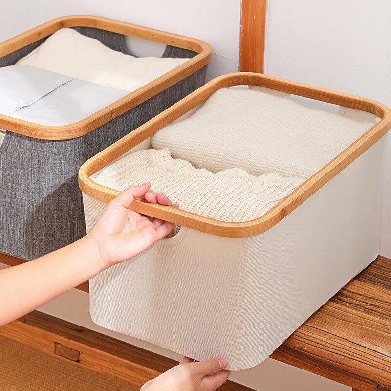 一物一家布艺收纳箱抽屉式衣服家用储物柜内衣整理箱衣柜可折叠