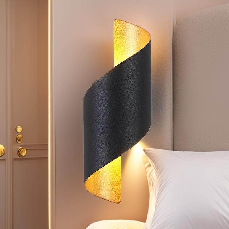 led户外螺旋双头壁灯外墙上下发光室外防水庭院洗墙灯阳台墙壁灯1,家装灯饰光源,户外壁灯,淘宝优惠券,粉丝福利购,淘宝优惠卷