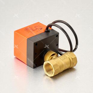 电动二通球阀4N 8N220V电动球阀中央空调风机盘管二通阀