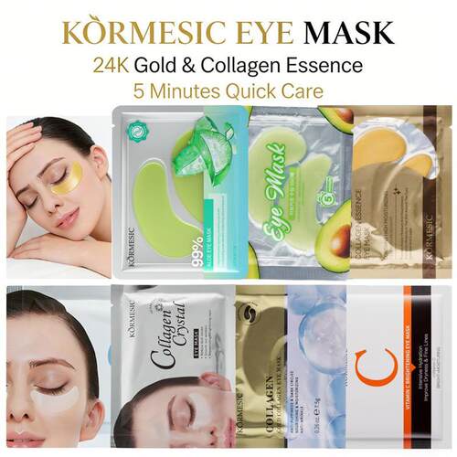 KORMESIC Maska Mata Collagen Pengencang全英文精华眼膜10 pcs
