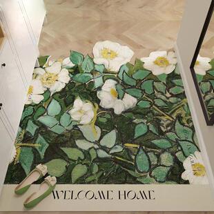 皮革地垫可裁剪垫子进门入户门PVC地垫可擦免洗门口地垫脚垫门垫