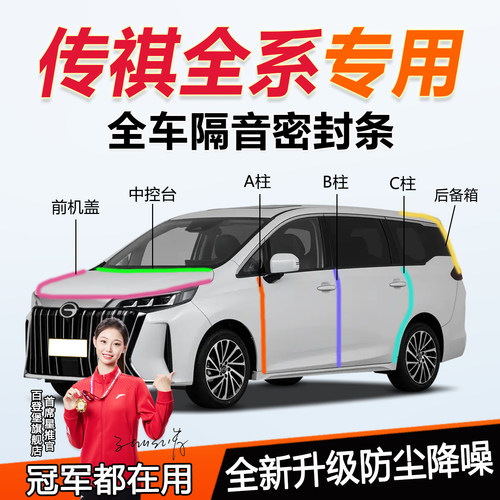 广汽传祺汽车专用BC柱隔音密封条