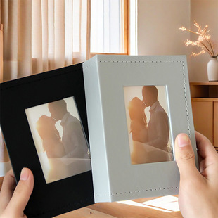 旗美 喆宇 新品 pu皮面4r6寸100插页相册photo 热 album 次日达