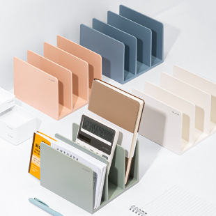 得力纽赛NS006书挡板书立架书夹靠挡书板简约北欧立书架学生办公 次日达