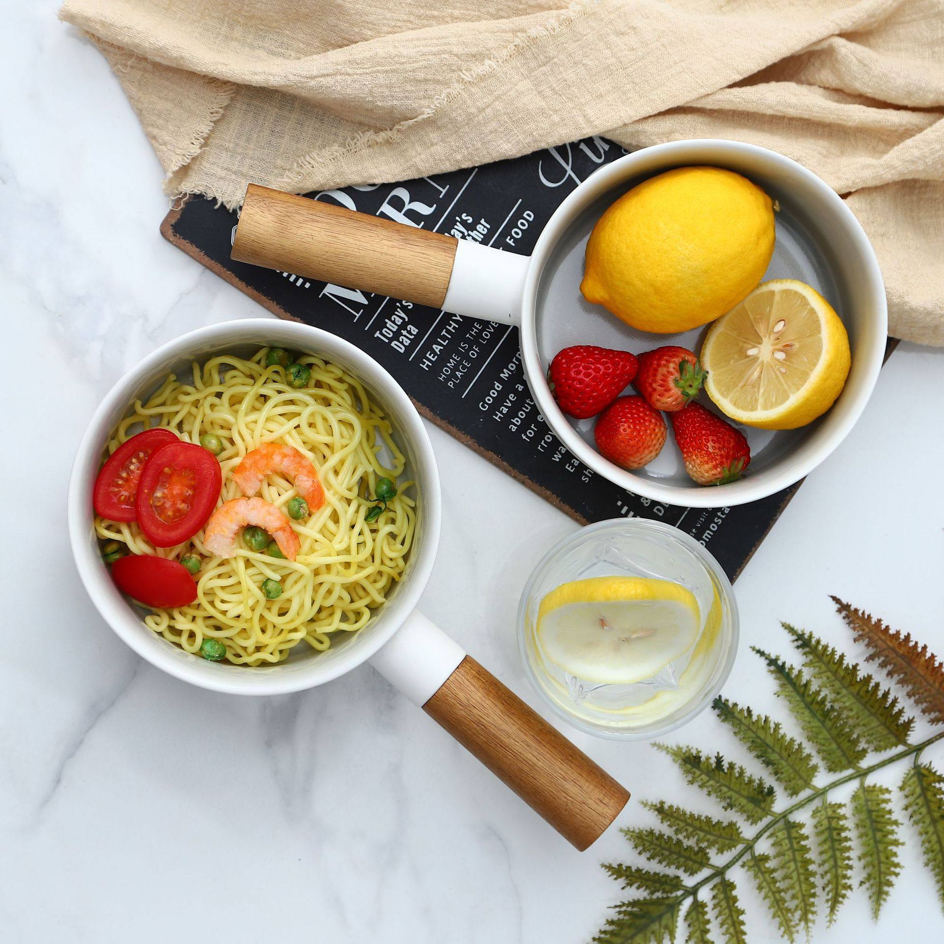 「次日达」北欧陶瓷碗餐具创意木柄手柄碗家用汤碗面碗水果沙拉碗,餐饮具,碗,淘宝优惠券,粉丝福利购,淘宝优惠卷