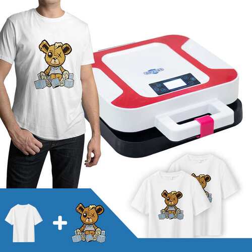 New style Manual heat press machines tshirt printing machine