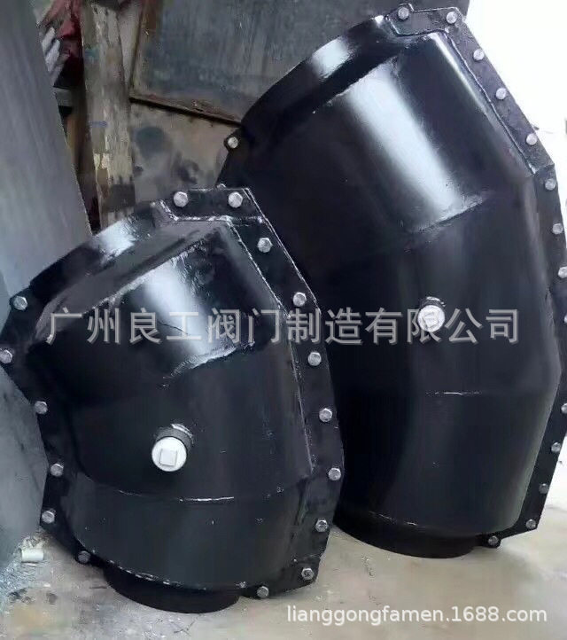 大口径哈夫弯头铸铁抢修45度90度弯头堵漏器5007009001200