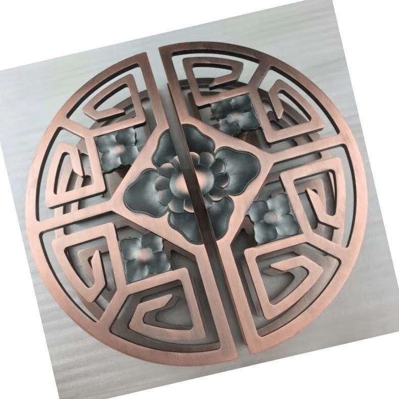 木质中式屏风复古建筑沙盘材料模型迷你家具门窗隔断微缩景观摆件
