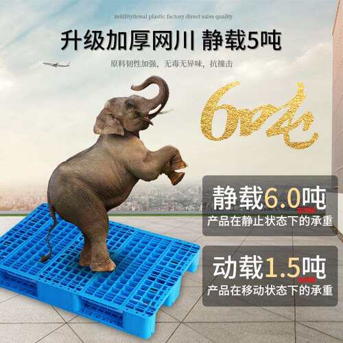 网格川字塑料托盘加厚PP仓库叉车塑胶卡板防潮板垫板栈板地台厂家