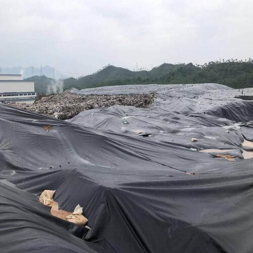 山销YYO灌溉池黑色土工膜0.5mm防渗膜养促殖烯场聚乙防水东膜