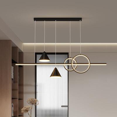 灯语餐厅吊灯现代简约创意大气吧台岛台吊灯