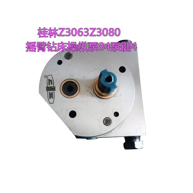 桂林ZQ3063 ZQ3080摇臂钻床配件主轴变速油泵操纵泵84泵双键槽4