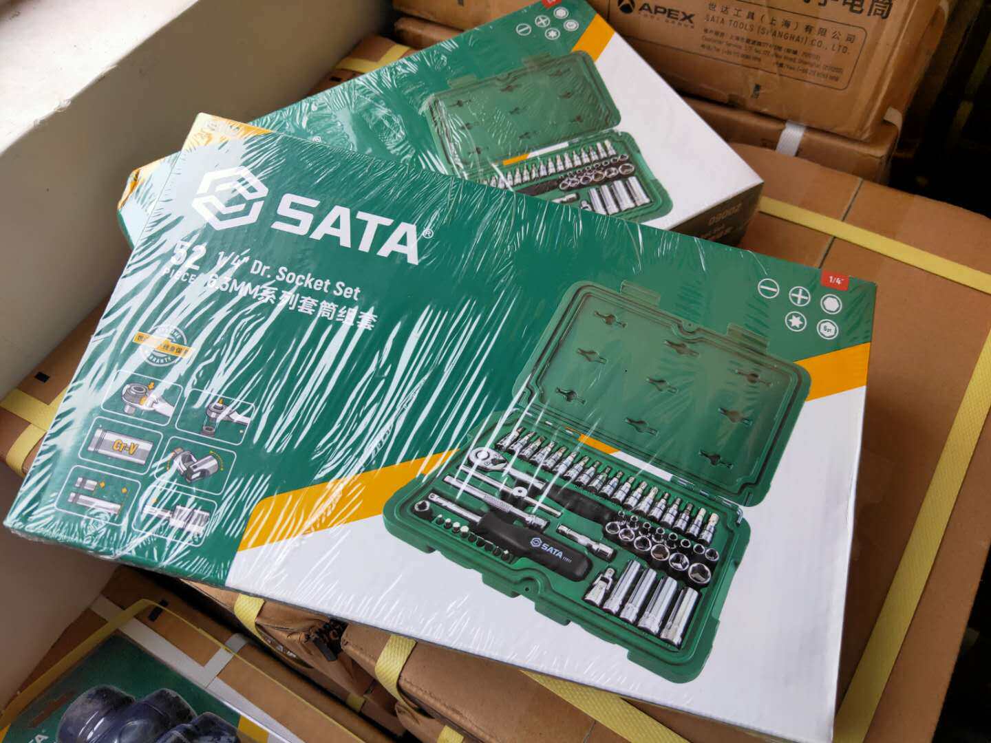 世达工具 6.3mm系列套筒组套 09002