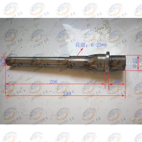 南通五机XQ6135被动伞齿轮连接轴