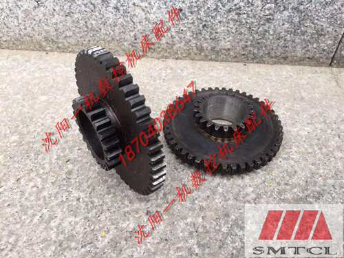 齐齐哈尔二机 X5032齿轮双联齿Z21/Z45 原厂正品