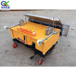 锰钢面板抹灰机 全自动智能石粉抹墙机 小型居民楼水泥墙抹灰设备